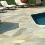 crazy paving around pool