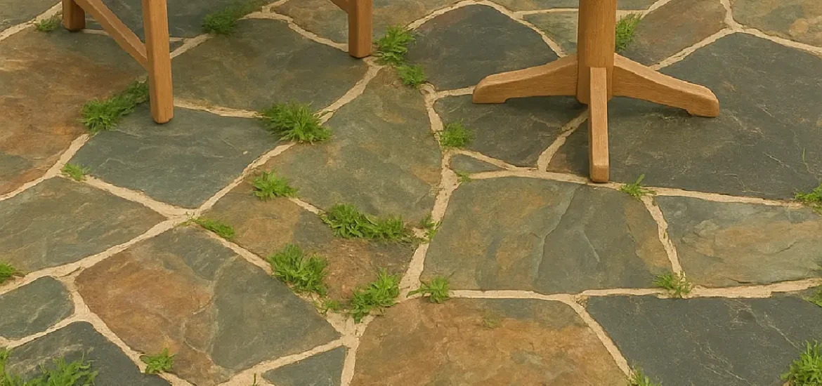 Slatestone crazy paving Slatestone crazy paving