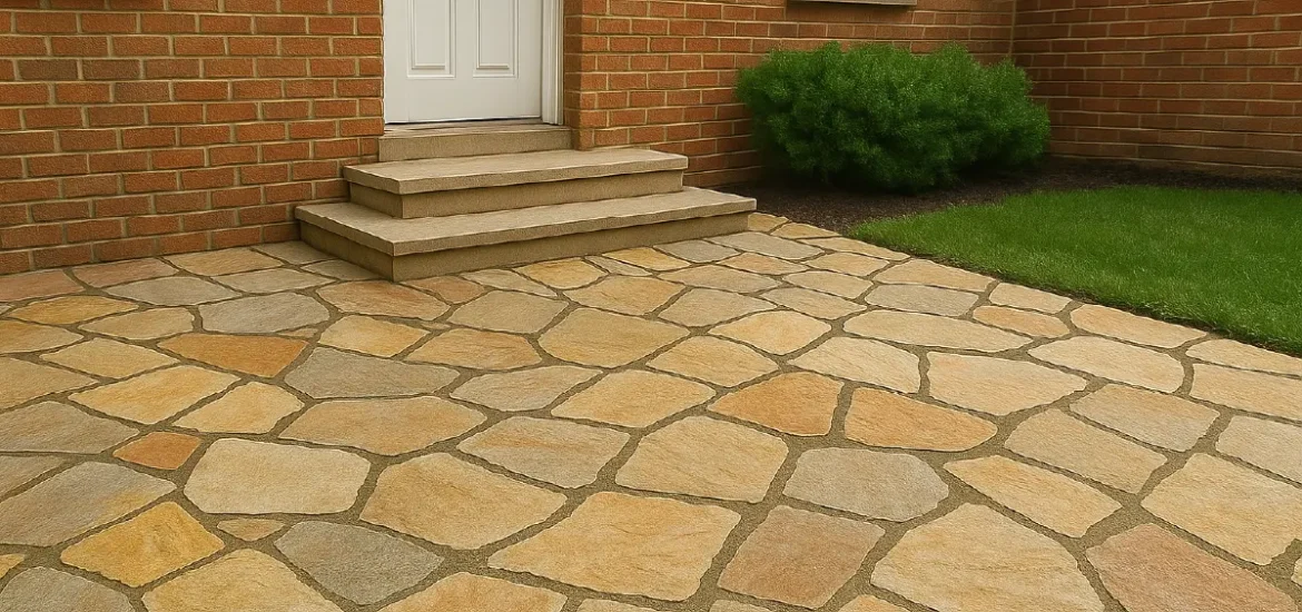 Crazy paving in Melbourne Crazy paving in Melbourne